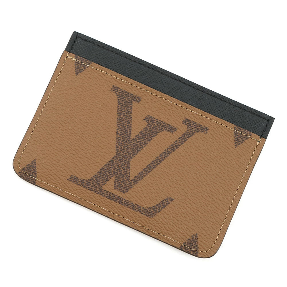 Louis Vuitton Wallet Monogram Reverse Porte Cartes LV Side Up WALLET